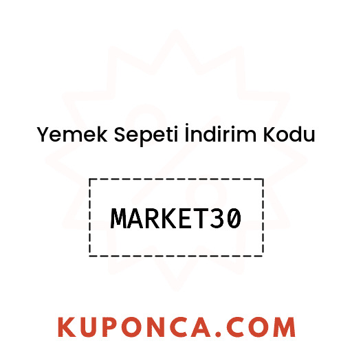 Yemek Sepeti İndirim Kodu - MARKET30