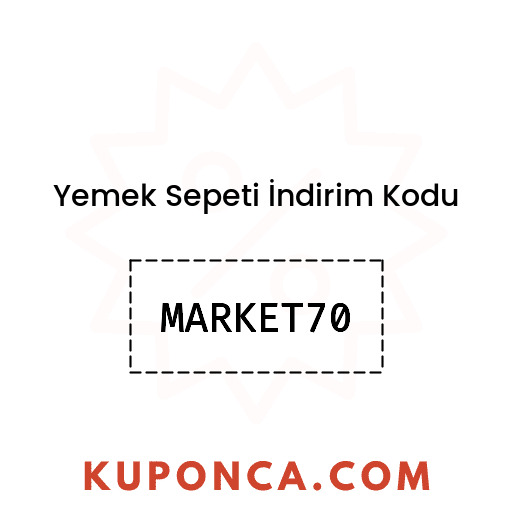 Yemek Sepeti İndirim Kodu - MARKET70