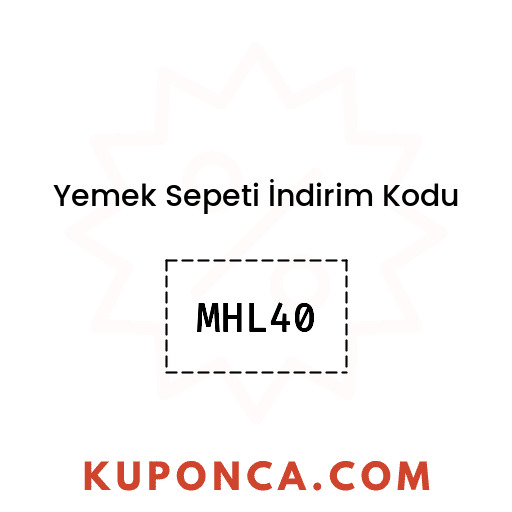 Yemek Sepeti İndirim Kodu - MHL40