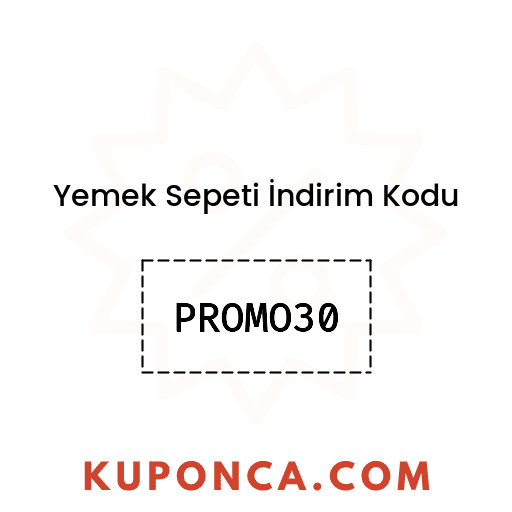 Yemek Sepeti İndirim Kodu - PROMO30