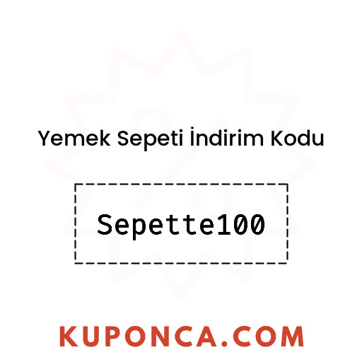 Yemek Sepeti İndirim Kodu - Sepette100