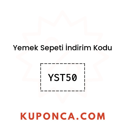 Yemek Sepeti İndirim Kodu - YST50